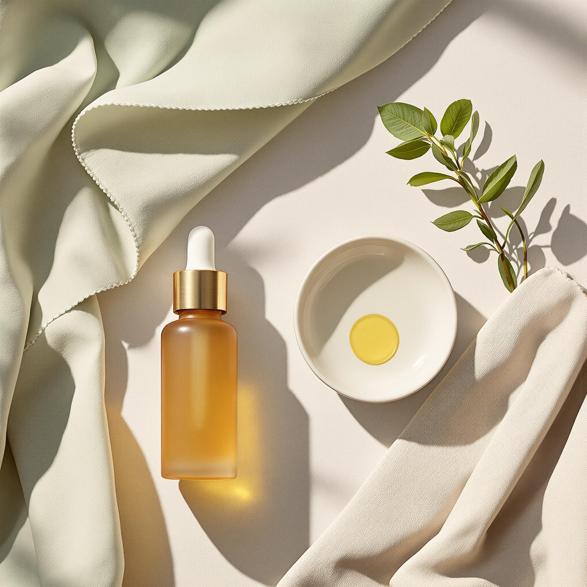 Close-up of personalised skincare treatment at Serensea